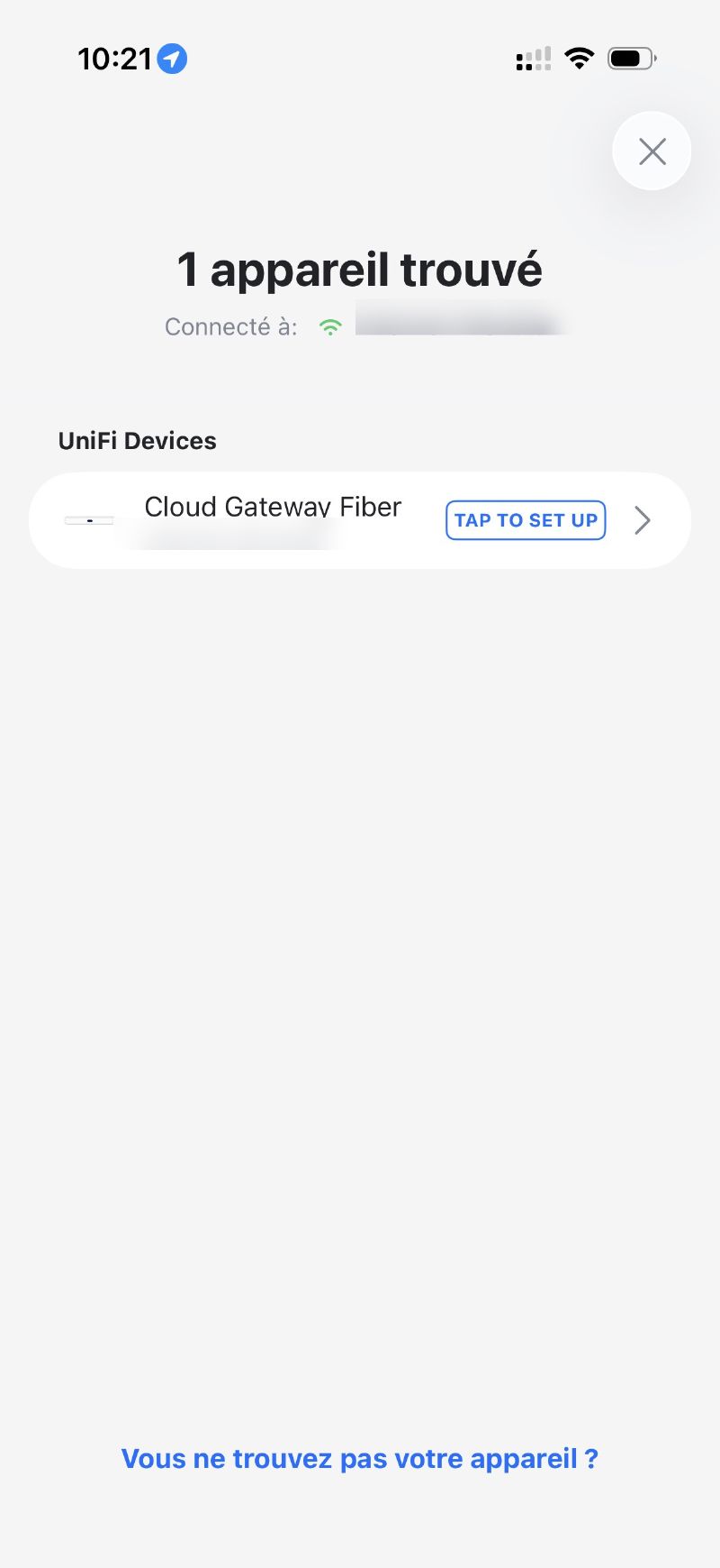 Démarrage de l&rsquo;onboarding UniFi