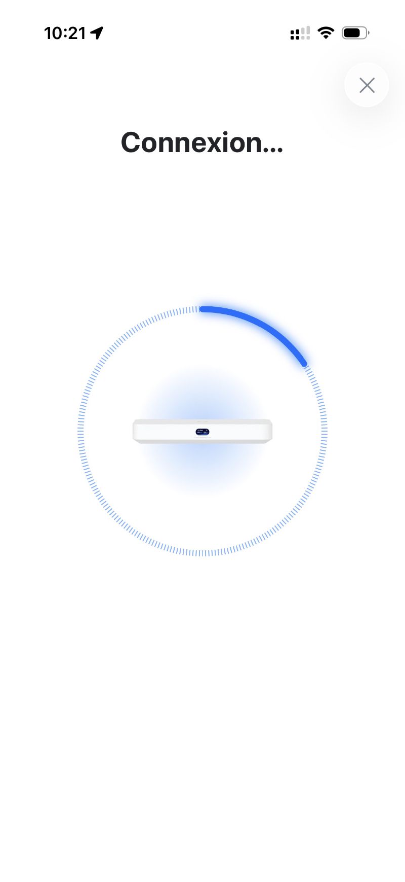 Connexion à l&rsquo;UCG Fiber