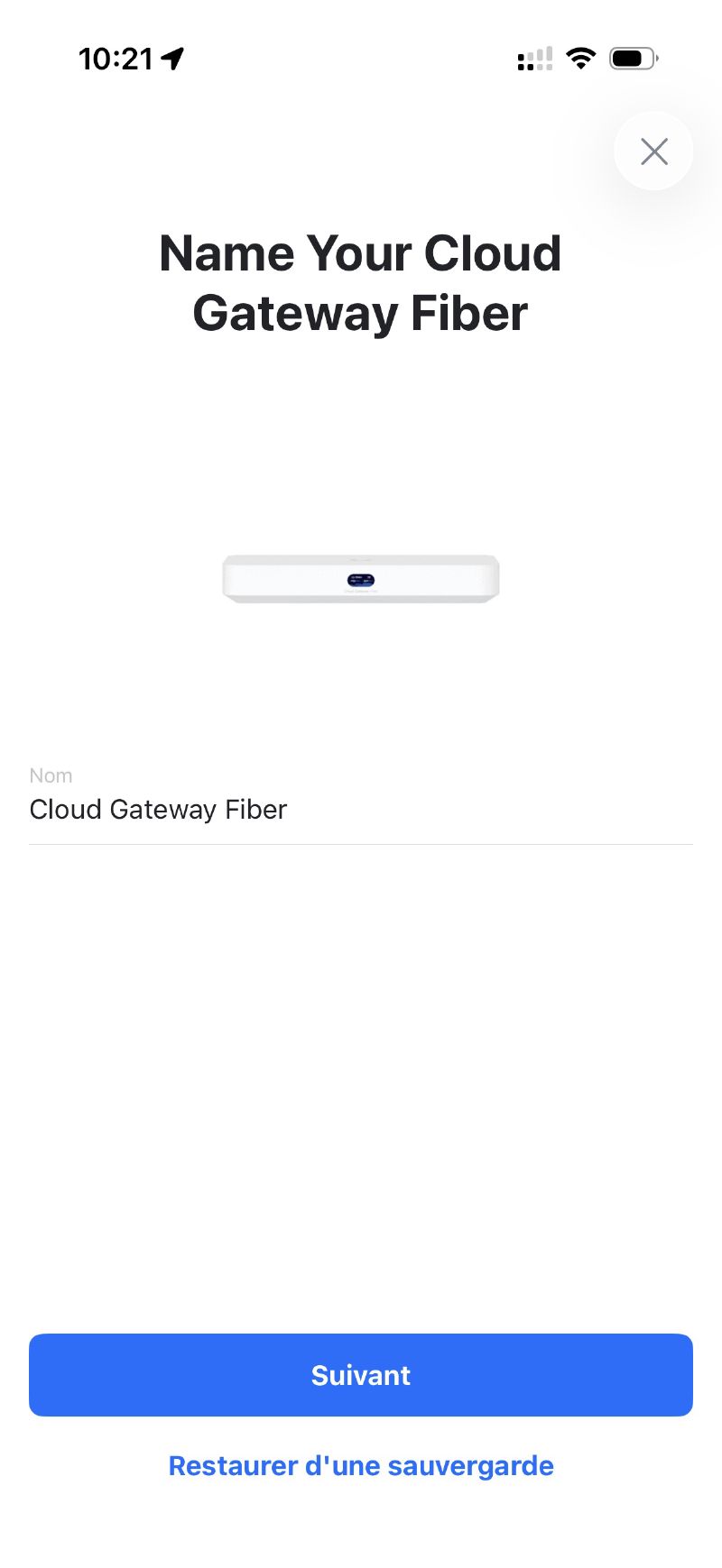 Renommage de l&rsquo;équipement
