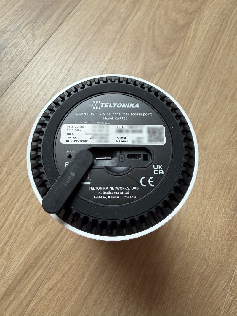 Insertion de la carte SIM Bouygues